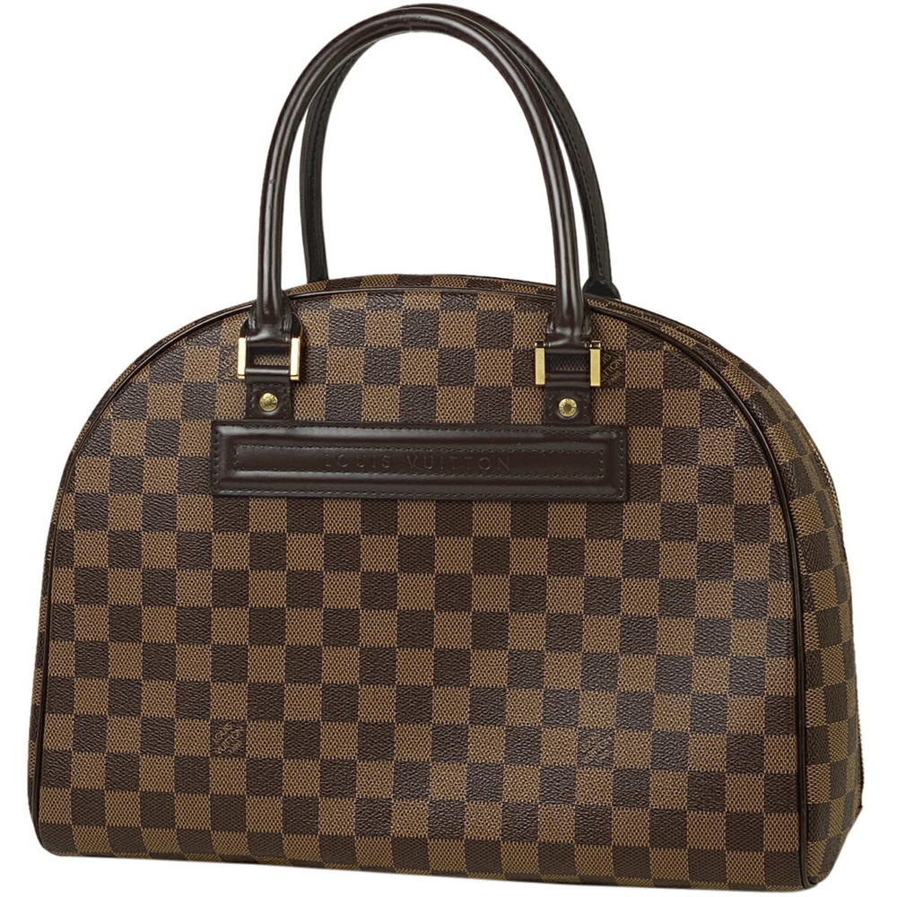Louis Vuitton Nolita Boston Bag Bowling Handbag Damier Brown